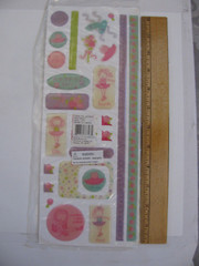 Oriental Trading BALLET EPOXY STICKERS 2 Sheets Borders Frames Images Words NOS