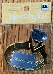 RARE Lot Of 2 Jolees Mini Diamond Ring Proposal Will You Marry Me? I Do Wedding