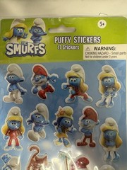 The Smurfs Puffy Stickers, 17 Stickers, 2023 #47243 BRAND NEW/MANY IN STOCK
