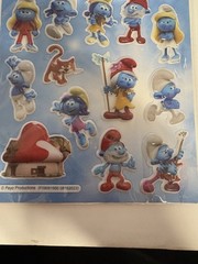 The Smurfs Puffy Stickers, 17 Stickers, 2023 #47243 BRAND NEW/MANY IN STOCK