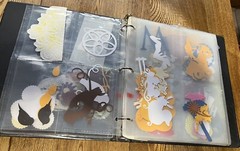 Binder Of Large Collection Of Scrapbooking Cutouts (DT-box1)