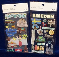 LOT of Recollections Stickers 7 NEW Packs Travel & Leisure USA National Parks +