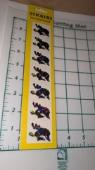 Vintage Stickers BJs Rodeo Horse Cowboy 14 Modules Front And Back New In Pack