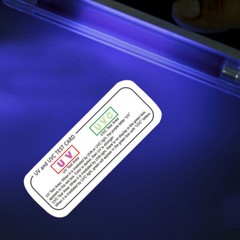 UV Uvc Detector Test Card 6pcs Reusable UVC Intensity Strip