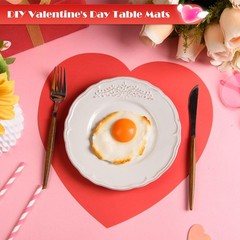 36 Large Valentines Day Heart Cutouts – 12 Inch Paper 36, Red