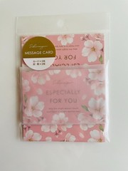 Japanese Sakura Stationery Set 5pcs Letter Paper Stickers Mini Card Kawaii Pink