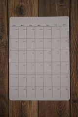 Large Undated Calendar Stickers for Planners and Journals 5″ x 7″