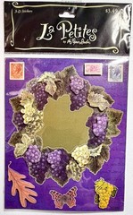 Grape Vine Wreath Stickers Scrapbooking Journal Card Paper Studio