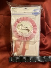 2011 (5) Bravissimo Making Memories Scrapbooking “Thank you” Ribbon Mementos