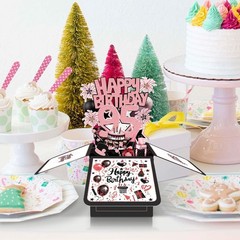 Joycard 95th Birthday Card, 95th Birthday Decorations for Women, Happy Birthd…