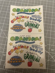 Vintage 1999 Scrapbook Sticker Lot Grandma Grandpa Baby Bears Memory Planning