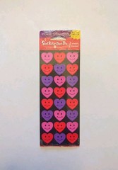 Vtg American Greetings Stickety-Doo-Da Heart Smiley Face Stickers NOS 2 Sheets
