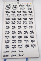 The Happy Planner Planner Basics Mini Sticker Book 1768 pieces Missing 27 Stick