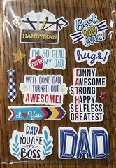 Recollections Best #1 Dad Ever Father Handyman Hero Daddy Husband Buds Friends
