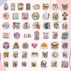 100 Pcs Christian Faith Stickers Christ