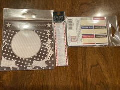 Lot of 13 different embellishments- 6 JBS, Jenni Bowlin , ribbon, K and Company