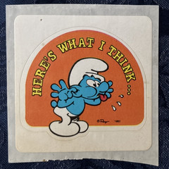 Vintage 1983 Peyo Smurfs Sticker Lot Puffy Scratch n Sniff More Unused