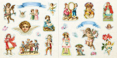 Vintage Ephemera Sticker Book w/ 580+ Decorative Stickers Journaling And Crafts