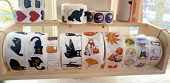 Retro Stickers Off The Roll: All the Cats! Cat Stickers Only: You Choose!