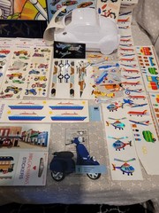 Vintage Sandylion Mrs. Grossmans Car Transportation Sticker Sheet Album Book Lot