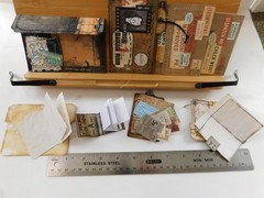 Junk Journal Ephemera Embellishment Add-on Handmade Set Vintage Style Set 9