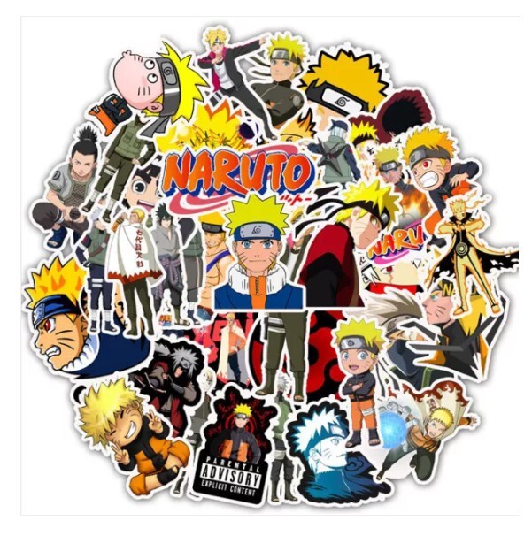 Naruto Stickers Vinyl Decals Sticker Anime Manga Spirit Demon Pack 50pc (0047 #6