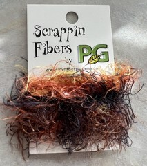 Scrapin Fibers By Paper Garden Scrapbooking Junk Journal Fibers Red Brown
