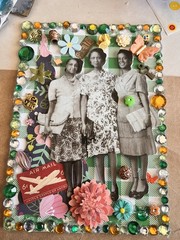 Junk Journal Ephemera. Set Of 5 Paper Cards With Envelopes