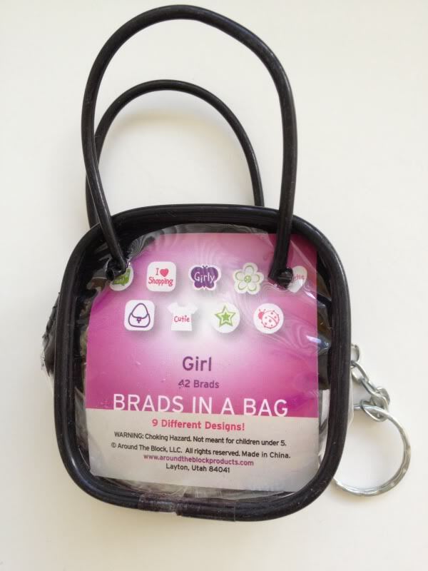 ATB Brads in a Bag Girl Embellishments 42 pc NEW