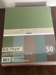 LOT of 5 Michaels Recollections Card Stock 50 Pc Packs 65 Lb Assorted Colors NIP