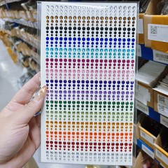 CraftbuddyUS 900pcs 3mm/4mm/5mm MIXED Self Adhesive Rhinestone Gems, Craft DIY