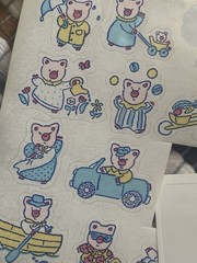 Vintage Lot of 1980’s 1990’s Stickers New Old Stock Nursery Rhymes Piglets