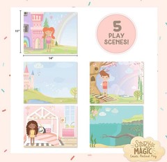 Story Magic Large Sticker Book 14×11″ Over 350 Stickers