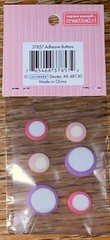 Colorbok Adhesive Buttons 6 Pcs Thinking of You 3D Card 37857 Scrapbook Stickers
