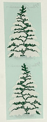 Mrs. Grossman’s Snow Tree Winter Strip Scrapbook Stickers!