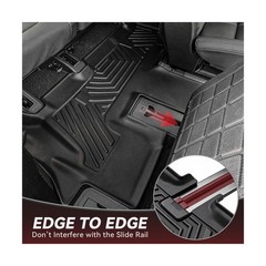 YITAMOTOR Gen2 Floor Mats Fits for 2014-2021 Toyota Tundra CrewMax Cab (with …