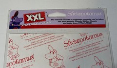 HTF Sticko XXL Stickers Firefighter Extra Large 100% Complete Dalmatians Ladders
