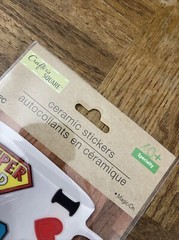 Crafters Square Ceramic Stickers
