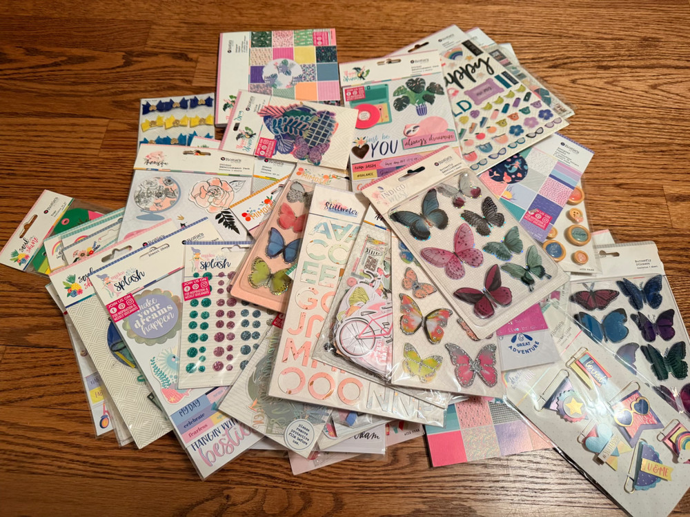 Mega Large Lot of Rosie’s Studio Scrapbooking Supplies