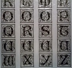 Alphabet 72 Letters 2 Iron-On Transfer Sheets 4-1/2 x 8 Inches each NIP