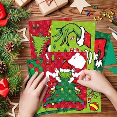 🔥36 Sheets Christmas Make a Face Sticker for Kids, DIY Make Your Own Stickers🔥