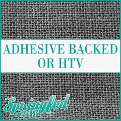 GREY BURLAP Pattern Adhesive Vinyl or HTV Heat Transfer Vinyl Jute Cloth Look