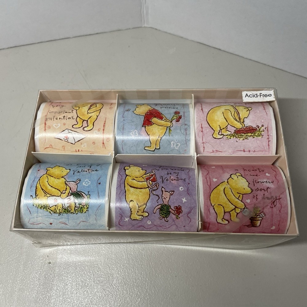 Vintage Winnie The Pooh Sticker Roll Set Unopened