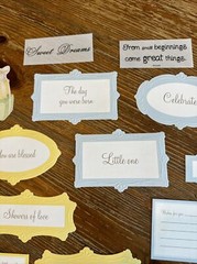 Creative Memories Baby Embellishments Mixed Lot 42 Pieces