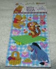 Sandylion Stickers – Disney – Winnie the Pooh – Picnic Theme – New Package