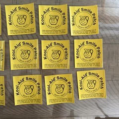 Kool-Aid Smile Stickers Set of 14 Vintage 1970s Wear A Smile Advertising Decals