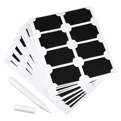 Chalkboard Labels Blackboard Sticker 60x40mm Waterproof W Chalk Marker Count 160