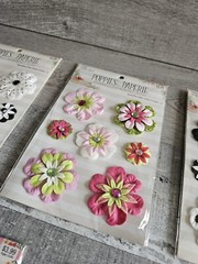 Scrapbooking Flowers LOT 3D Embellishments – Floral Spring RARE HTF #97