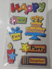 chipboard stickers birthday 7pc by Michael’s