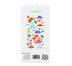 Hello Hobby Dinosaur Themed Stickers, Multicolor, Dinosaur Icons, 31 Count